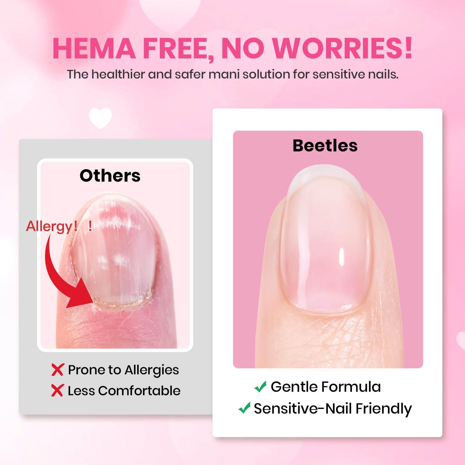 Beetles Crystal Clear High Gloss Top Coat bottle delivers ultra shine.