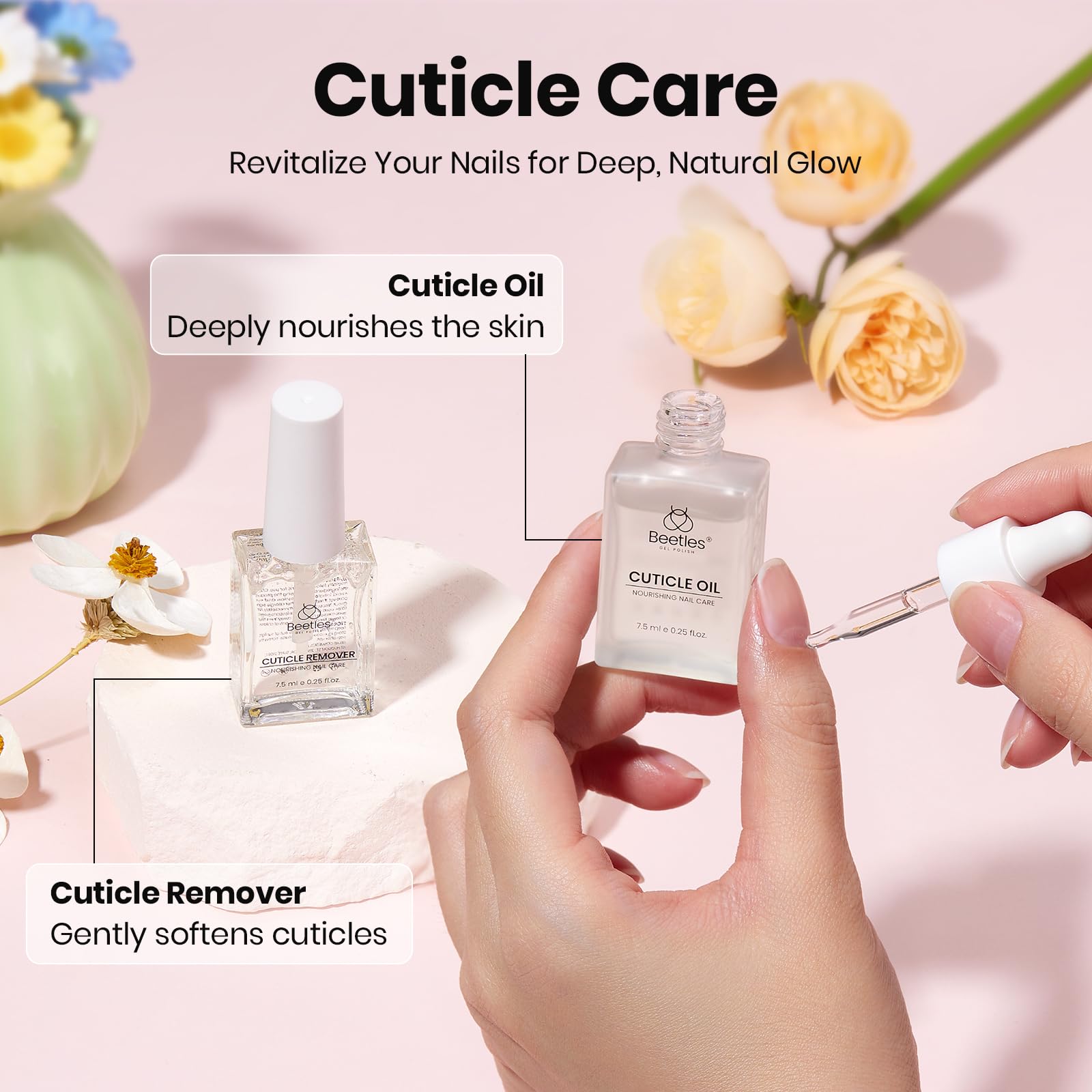 Beetles Cuticle Pusher tool for safe cuticle care