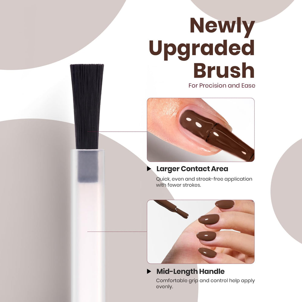 Beetles Dark Brown gel polish as a thoughtful gift for her beauty routine
