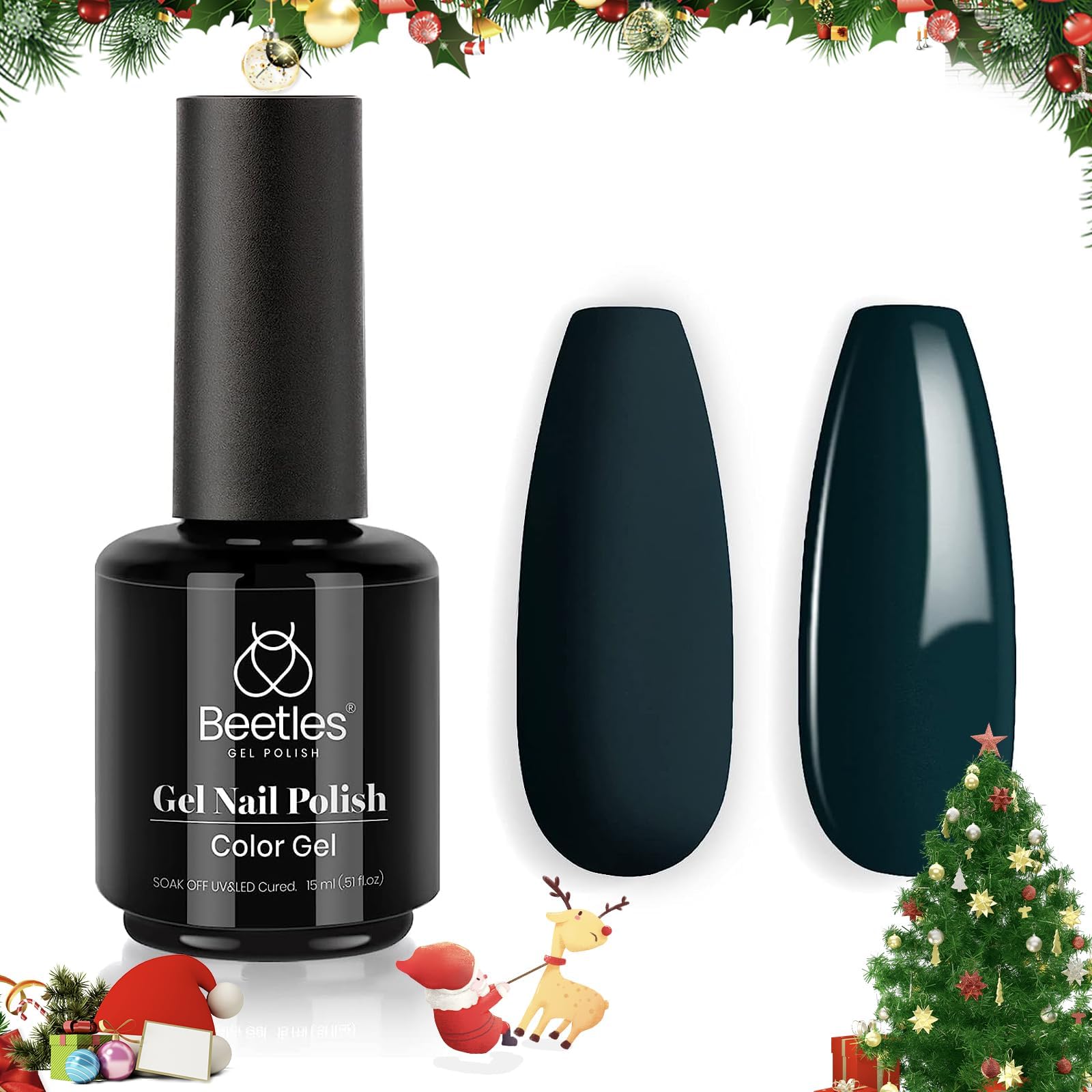 Beetles Dark Teal gift pack makes a stylish nail care present.