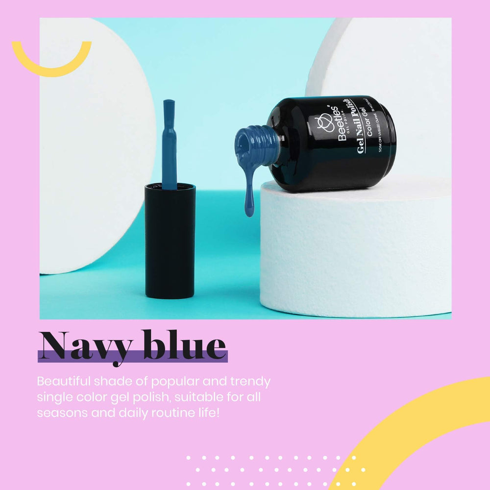 Beetles Dark Teal glossy finish emphasizes the deep navy jewel tone.
