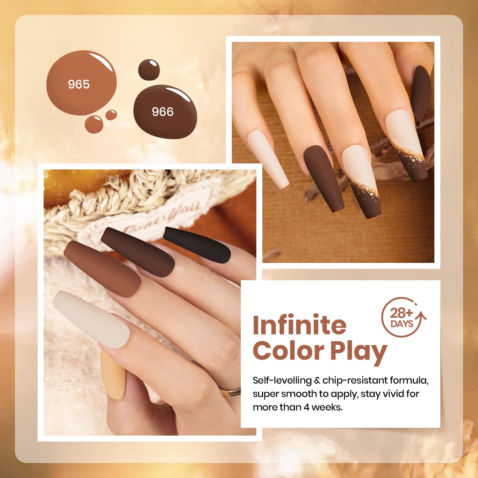 Beetles Deep cocoa gel polish offering rich manicure options
