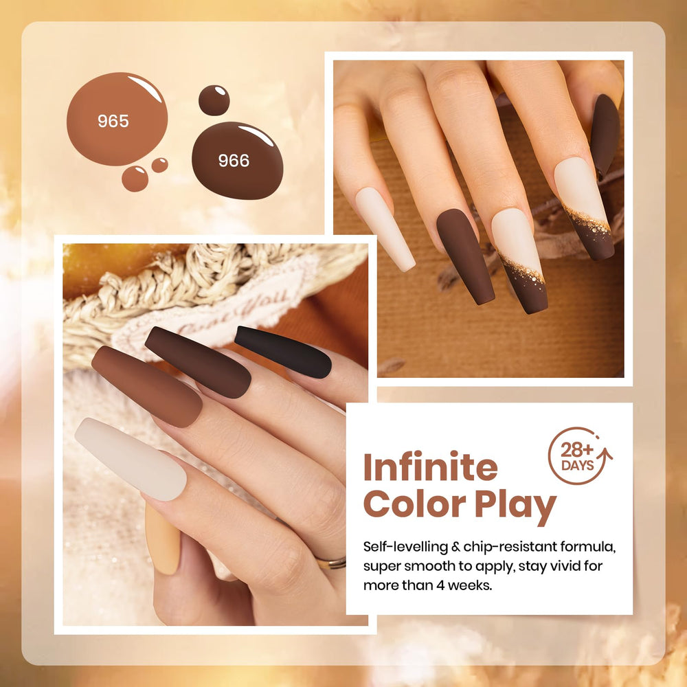 Beetles Deep cocoa gel polish offering rich manicure options