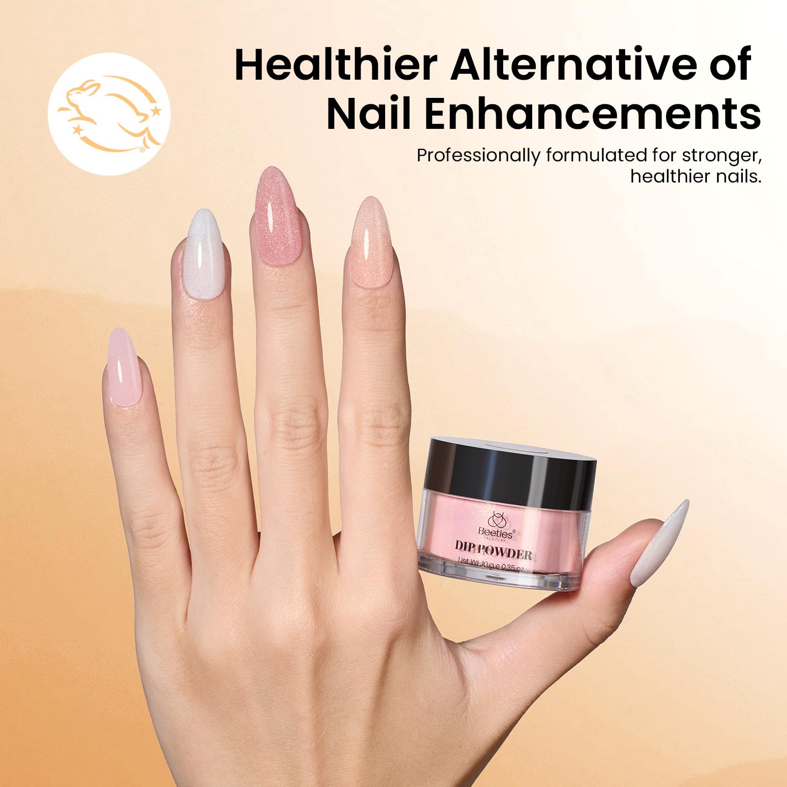 Beetles activator speeds cure for salon-like results at home.