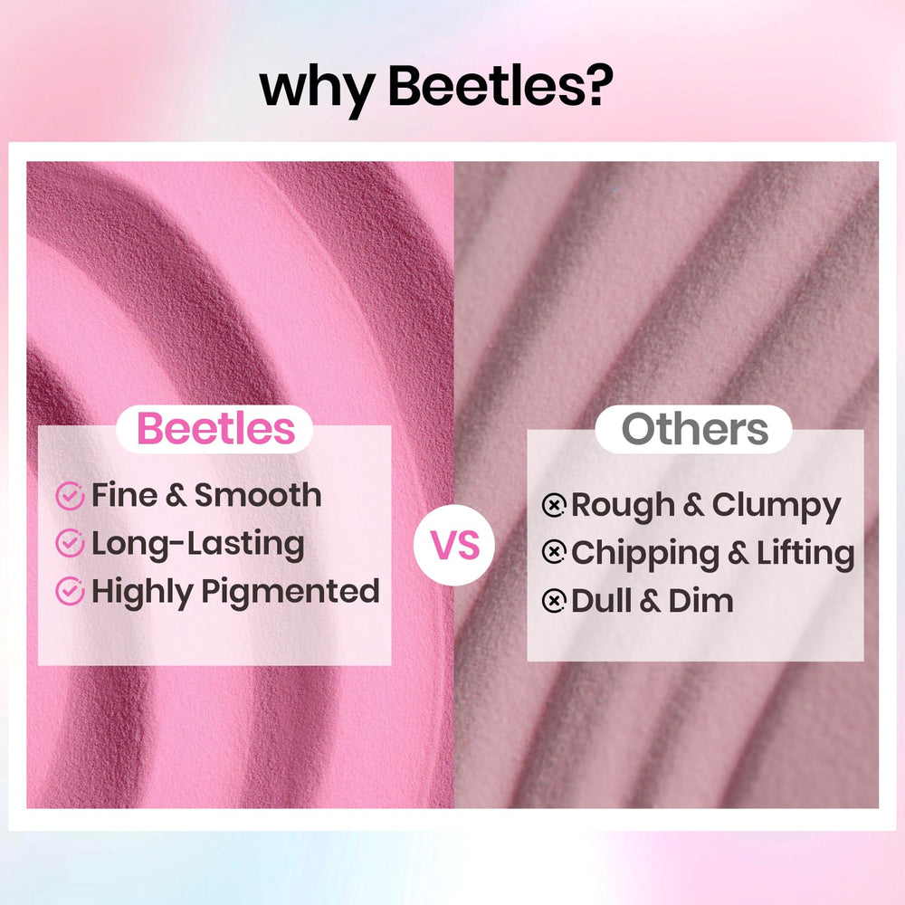 Beetles Dip Powder blue shades for creative, cool looks.