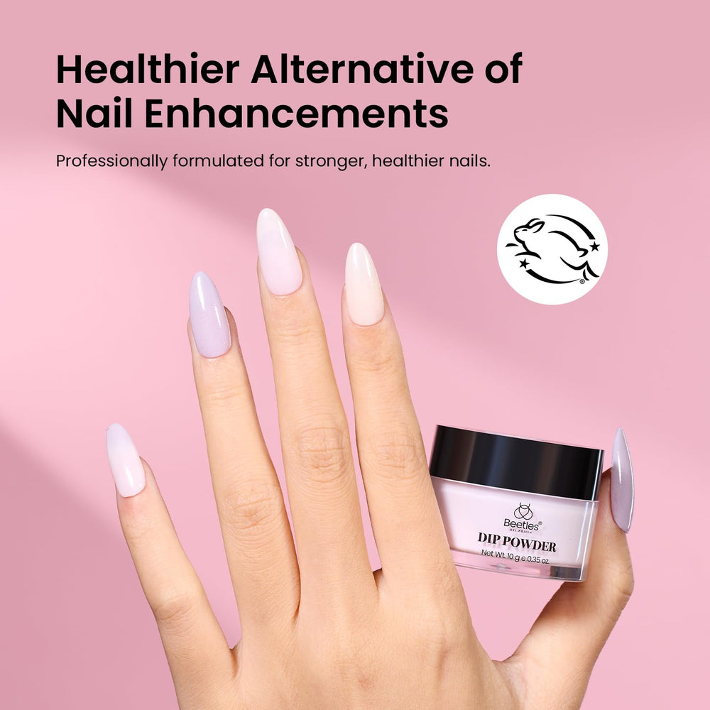 Beetles Dip Powder Cuticle Oil nourishes nails during routine maintenance.