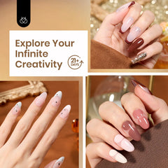 Beetles dip powder featuring long-lasting shine and natural look.