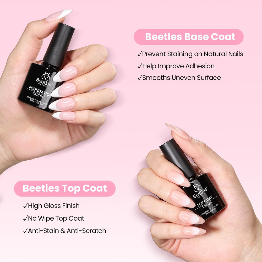 Beetles DIY extension kit at home for easy nails.