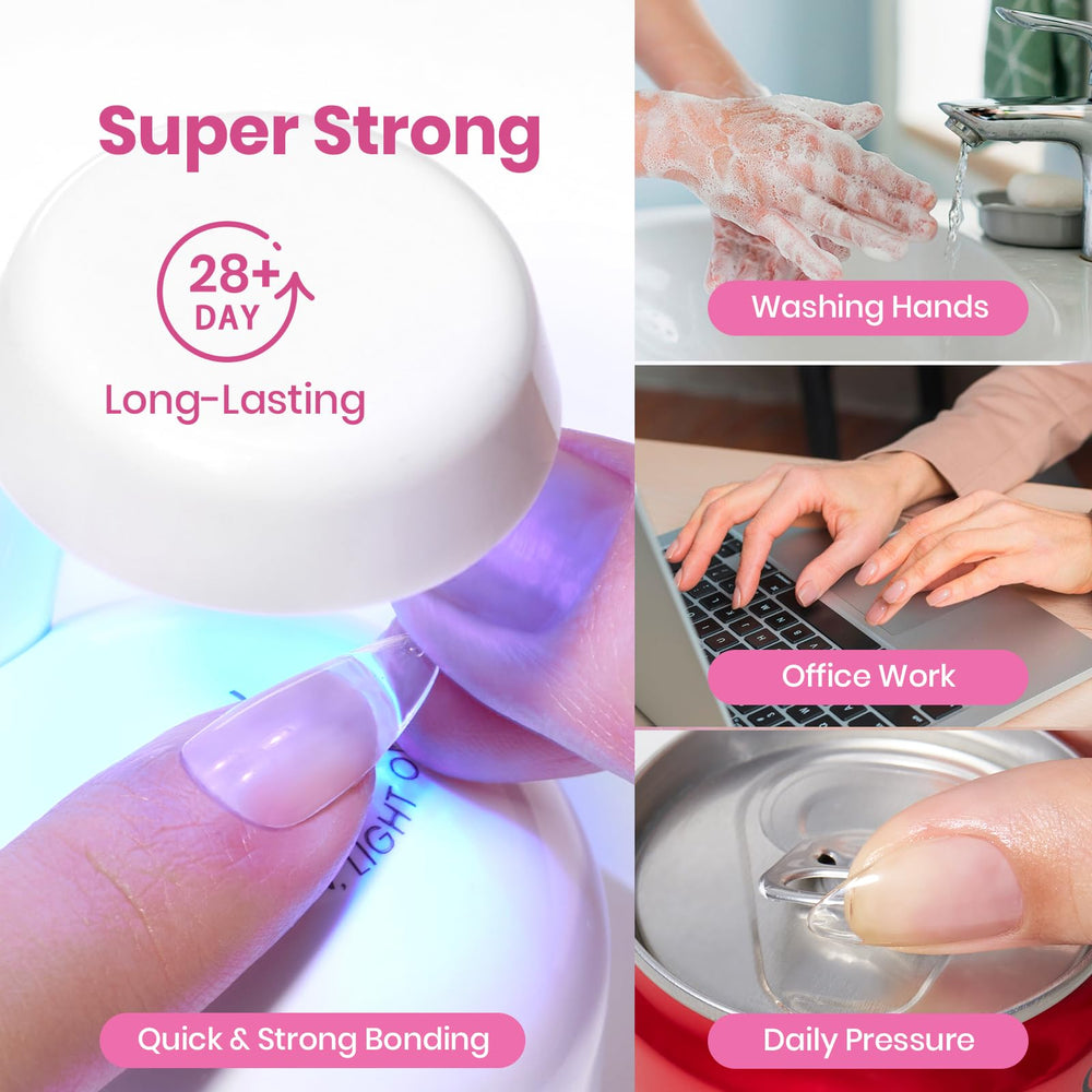 Beetles DIY home nail kit suitable for press-on or extensions.