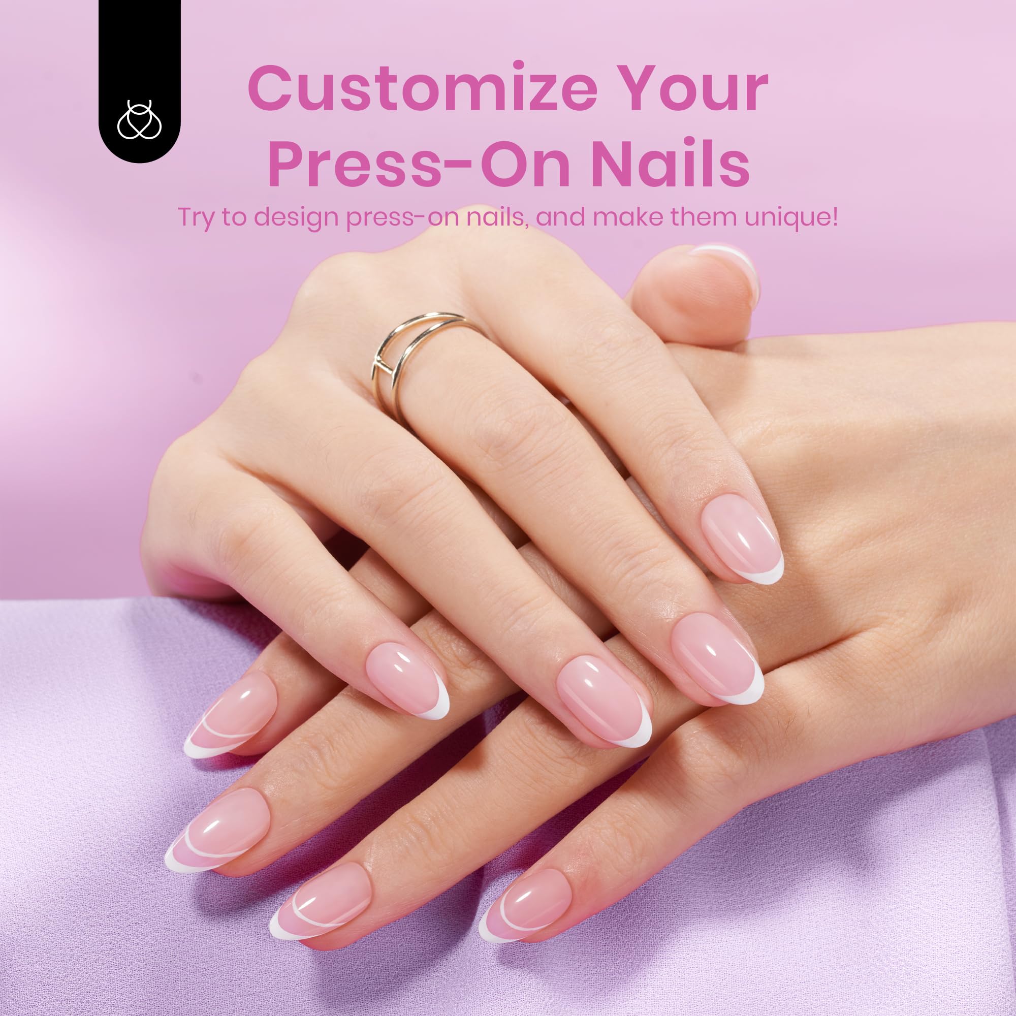 Beetles DIY nail art ideas with these press-on nails.