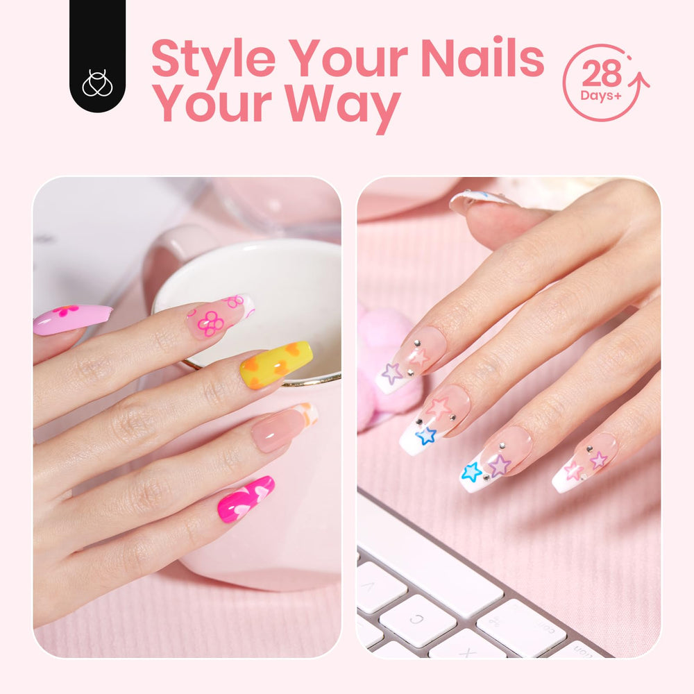 Beetles DIY nail extension set for home salon look