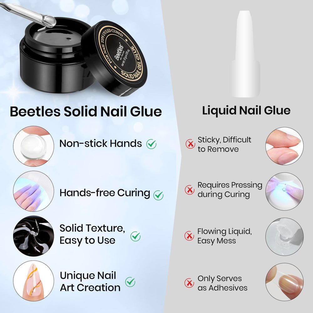 Beetles easy 3-step use shows scoop, press, and cure for fast results.