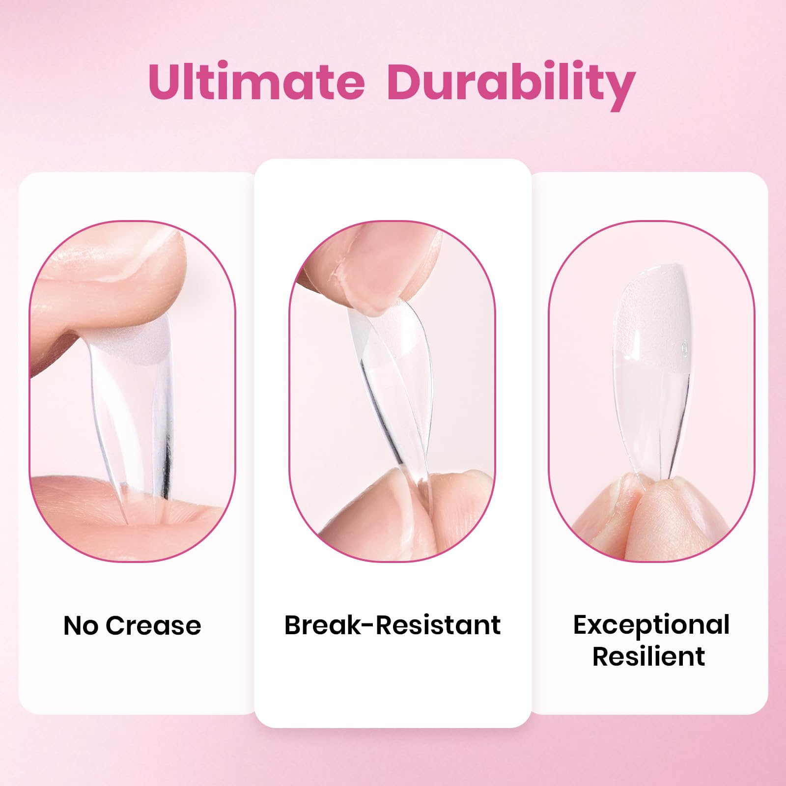 Beetles easy at-home DIY nail extensions with quick adhesion