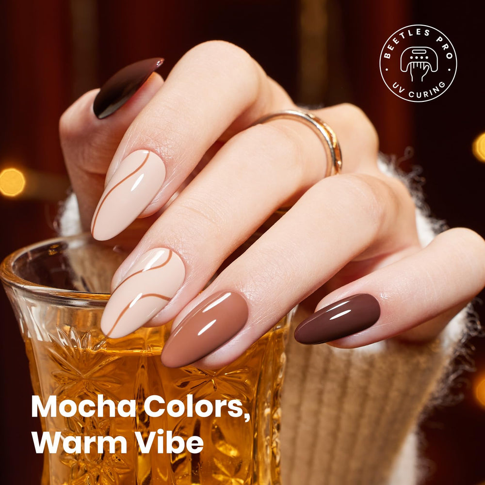 Beetles espresso plum bottle offers a dramatic, sophisticated option for evenings.