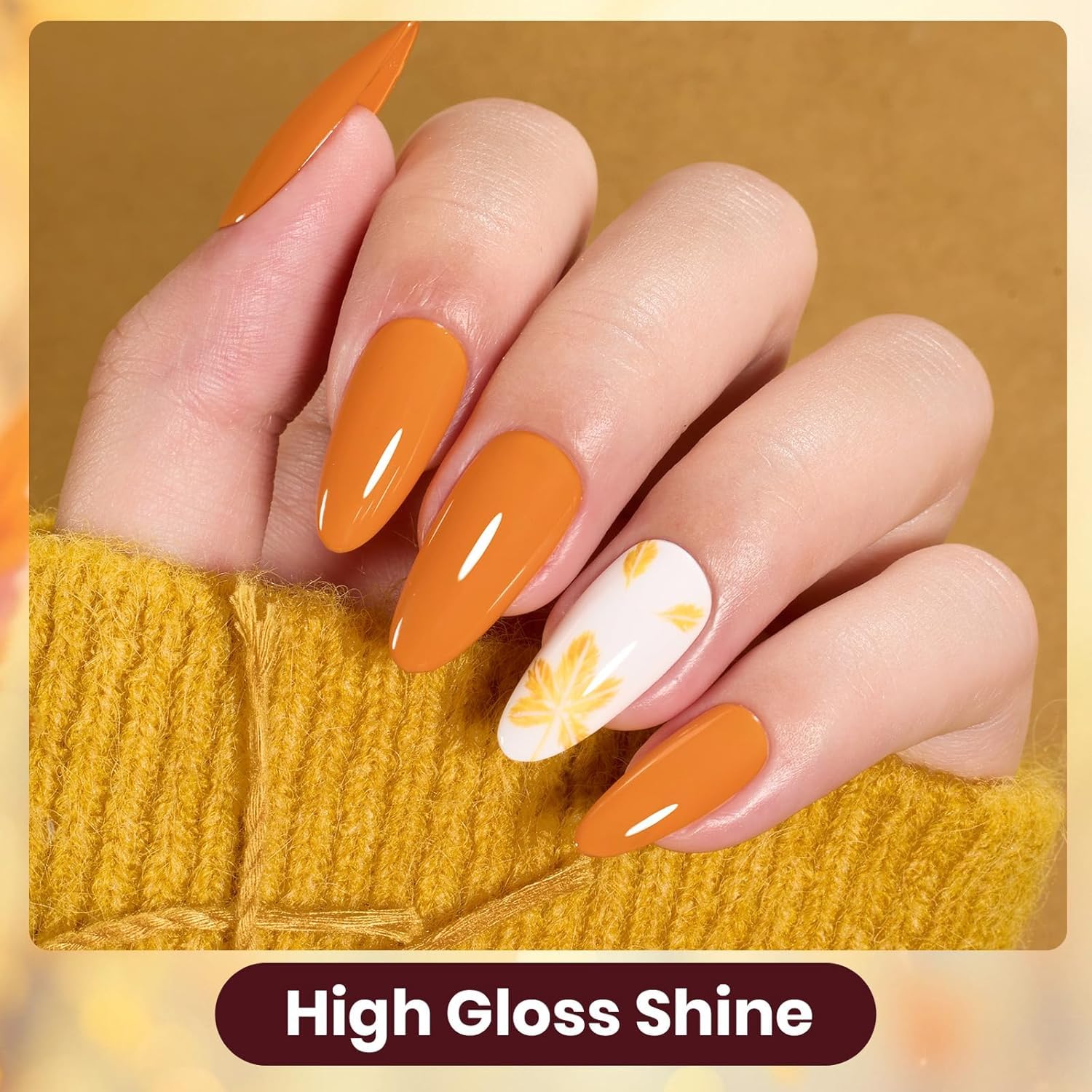 Beetles Golden Blessing 449 brown bottle for cozy, earthy mani.