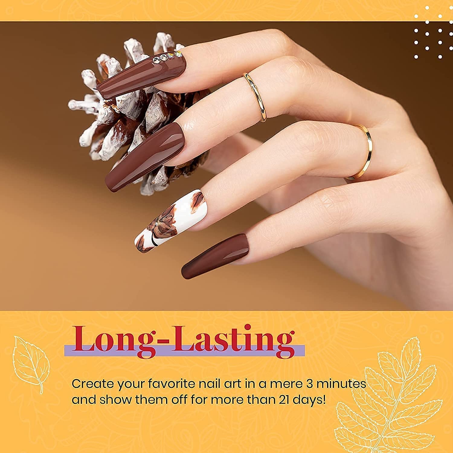 Beetles Brown gloss bottle shot highlights long lasting shine