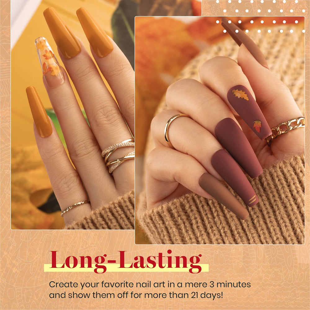 Beetles Fall Gel Nail Polish Set coffee swatch versatile brown tones