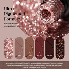 Beetles Fall Gel Polish color swatches display versatile shades for everyday looks