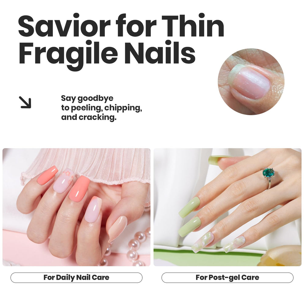 Beetles fast-drying formula in action on nails.