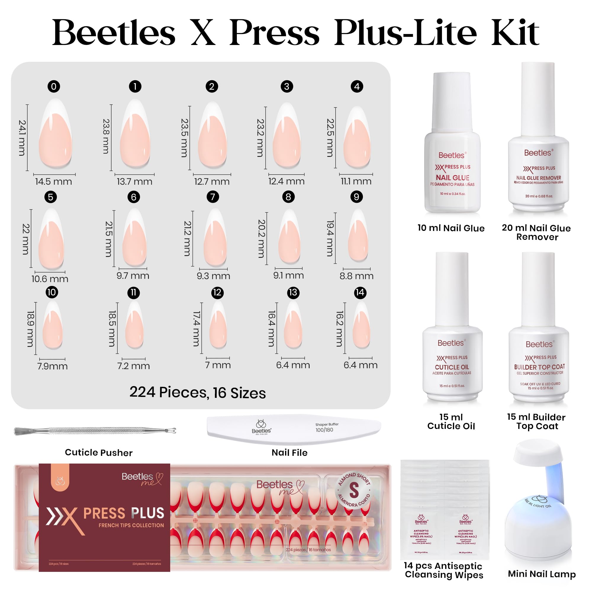 Beetles builder top coat bottle, long-lasting shine and protection.