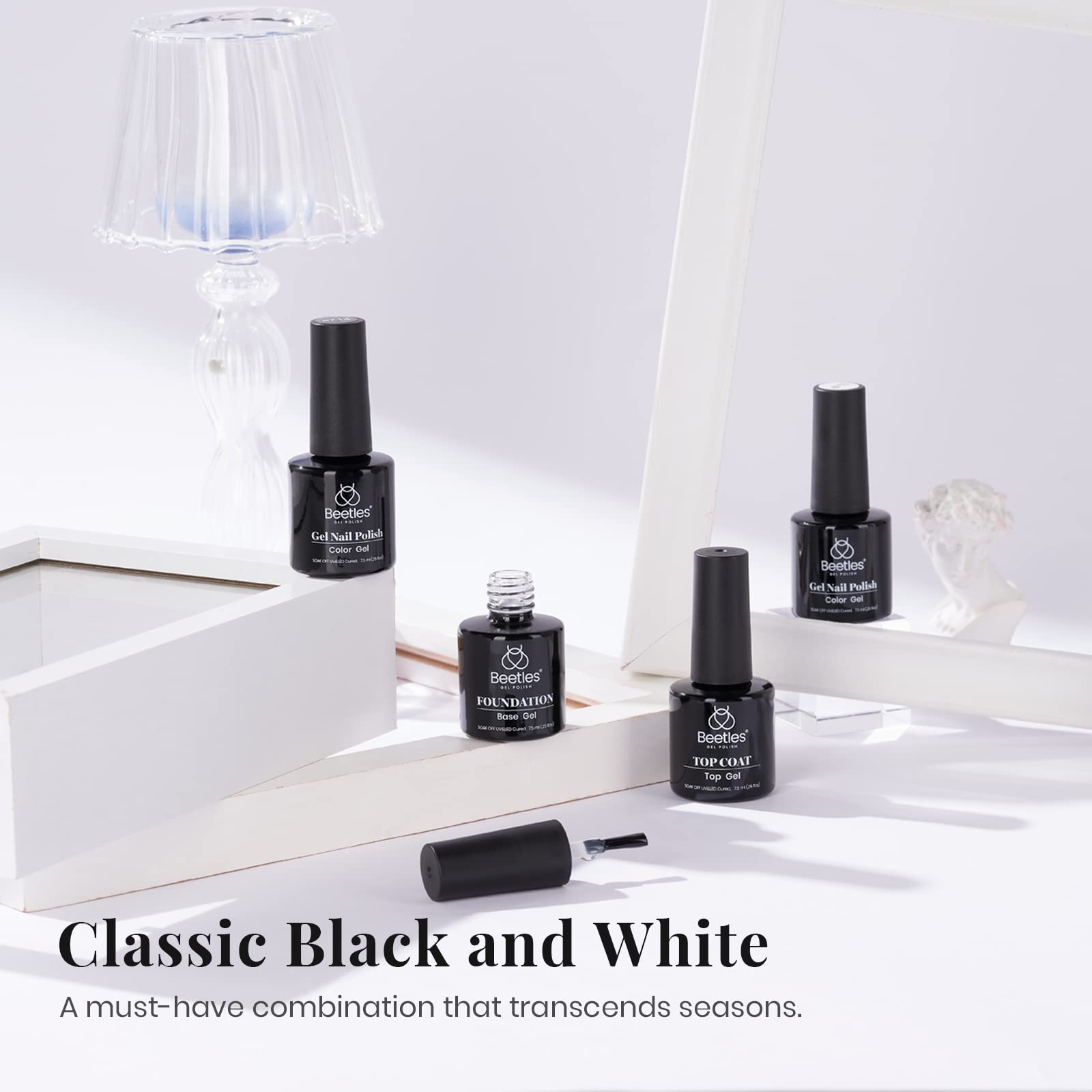 Beetles base coat bottle for strong adhesion and lasting manicure