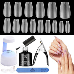 Beetles gel nail extension kit with UV LED lamp for at-home manicures.