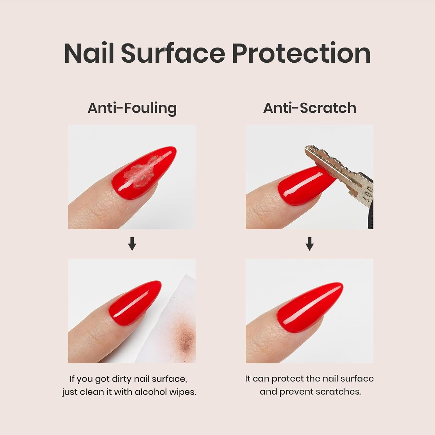 Beetles Gel Nail Set includes base and top coats for at-home manicures.