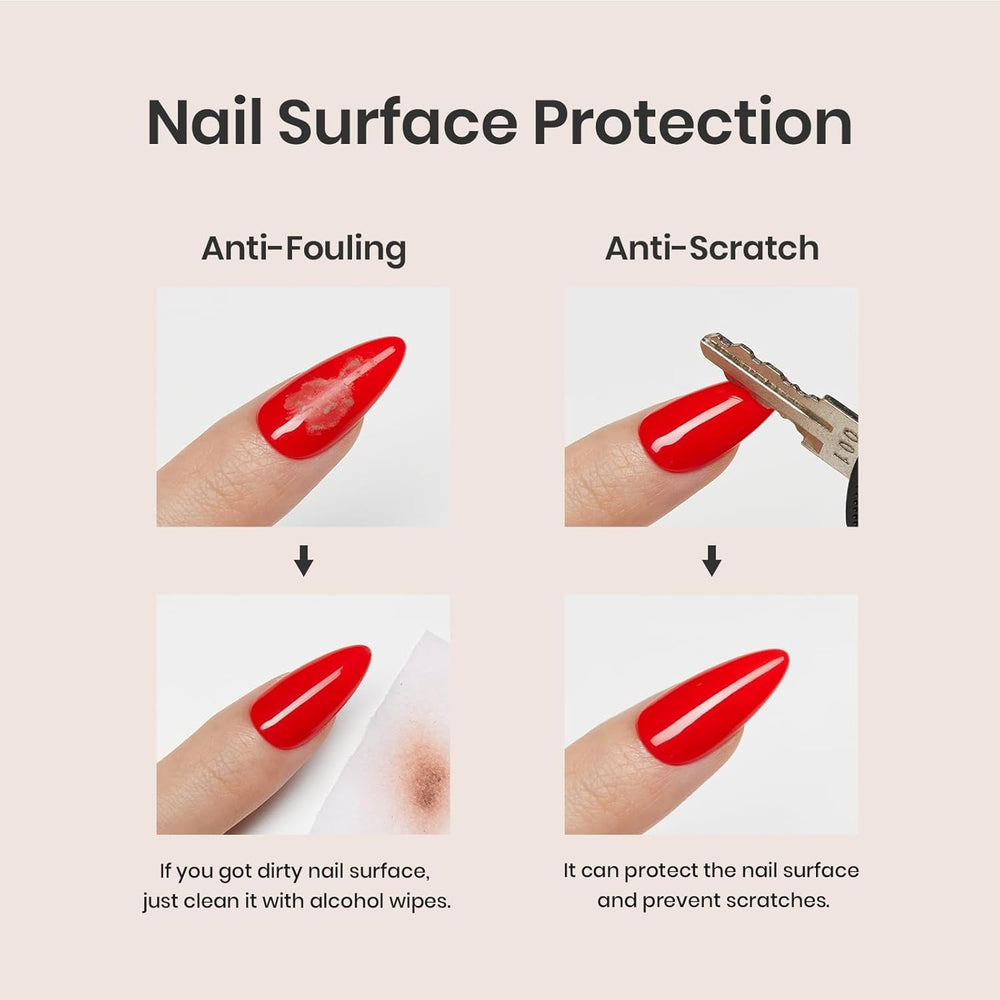Beetles Gel Nail Set includes base and top coats for at-home manicures.