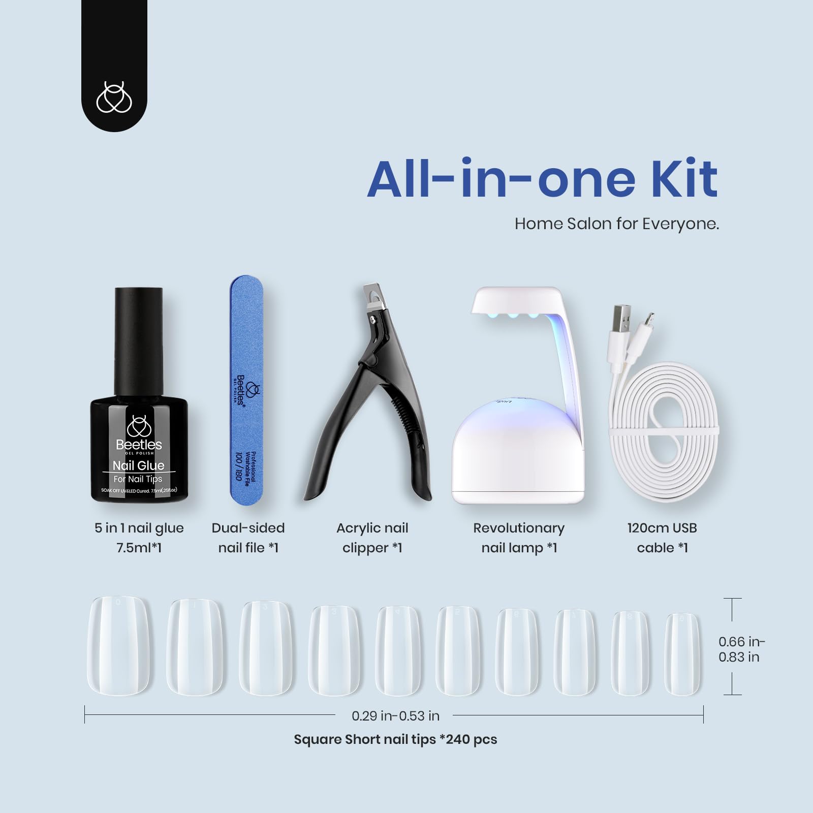 Beetles Gel Nail Kit easy DIY manicure at home