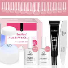 Beetles Gel Nail Kit Etch-X box with organized contents for at-home manicure