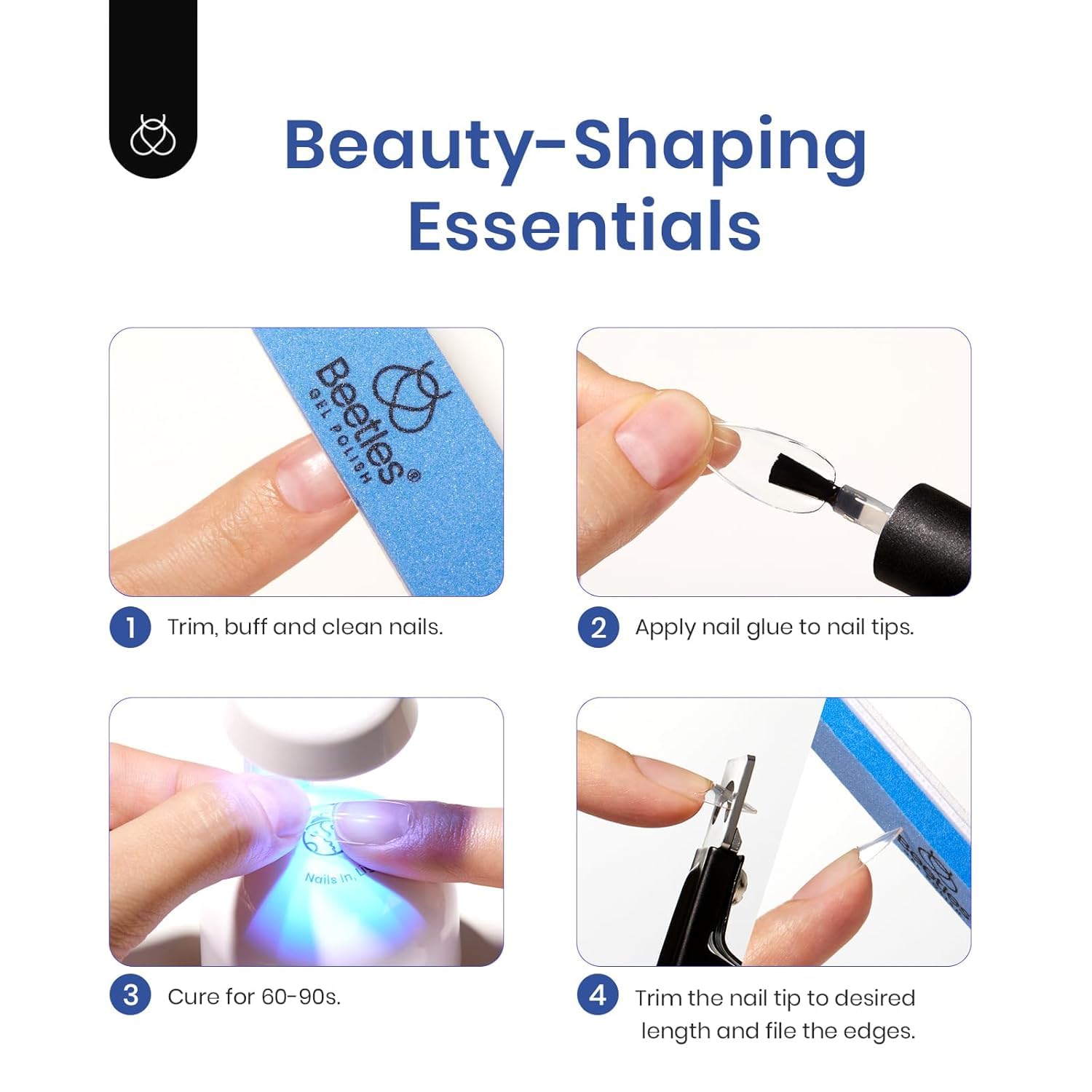 Beetles Gel Nail Kit: extension-ready set for long-lasting nails