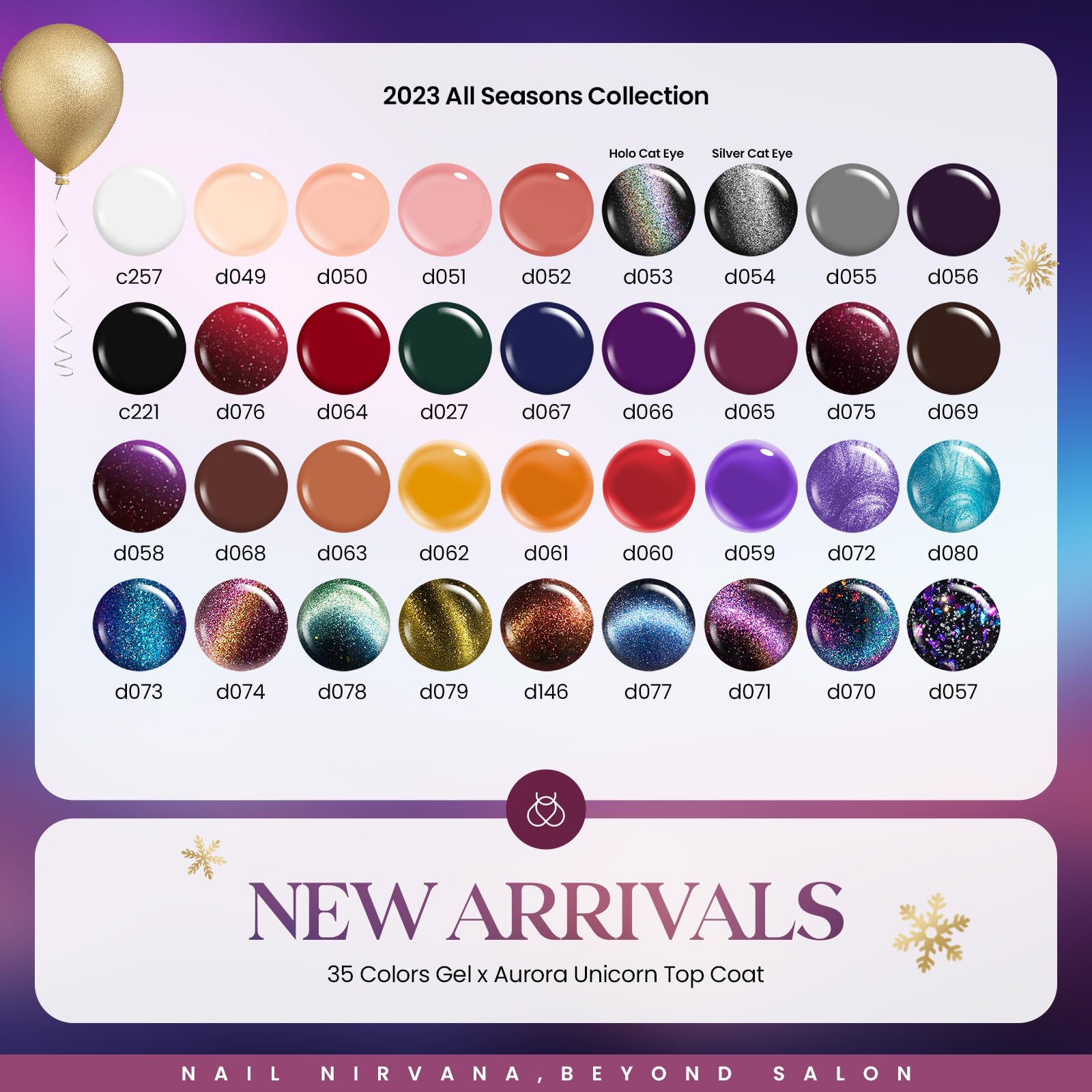 Beetles Gel Nail Polish 36 shades palette for seasonal styling