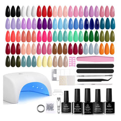 Beetles Gel Nail Polish Kit front view for easy at-home manicures