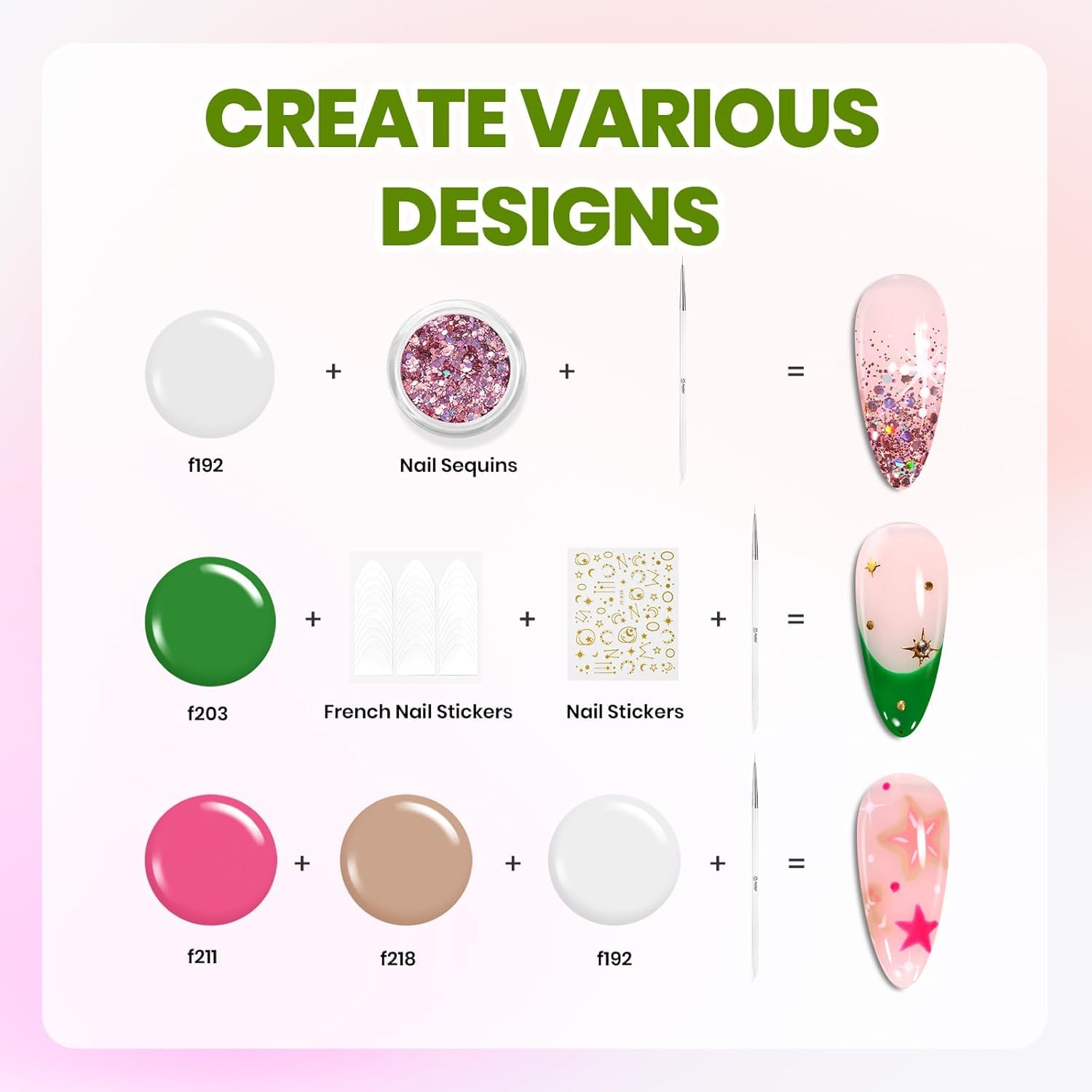Beetles nail tools included for DIY manicure at home