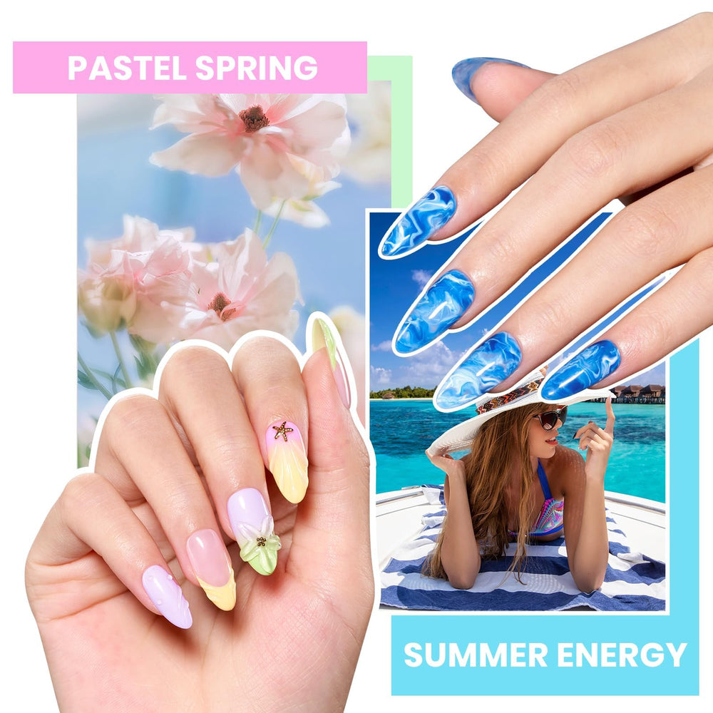 Beetles Gel Nail Polish Kit 33 tools simplify at-home manicure.