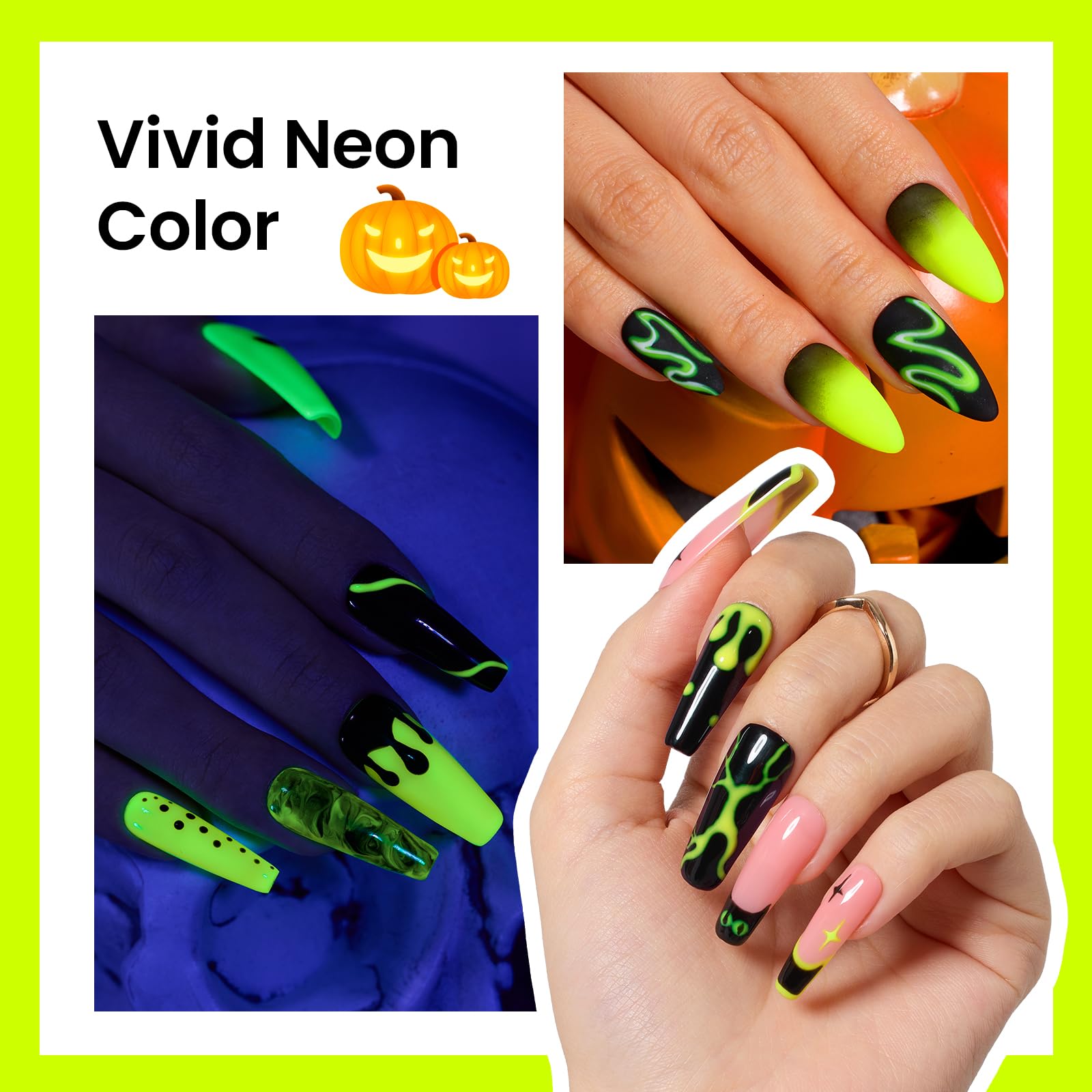 Beetles Neon Gel Nail Polish with toxin-free formula and low odor.