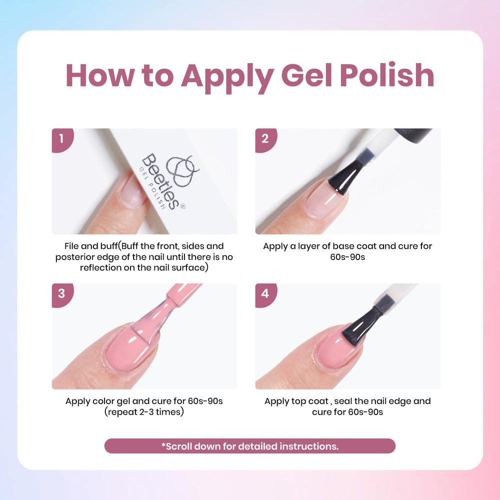 Beetles nude pink mauve gel shades for chic everyday looks