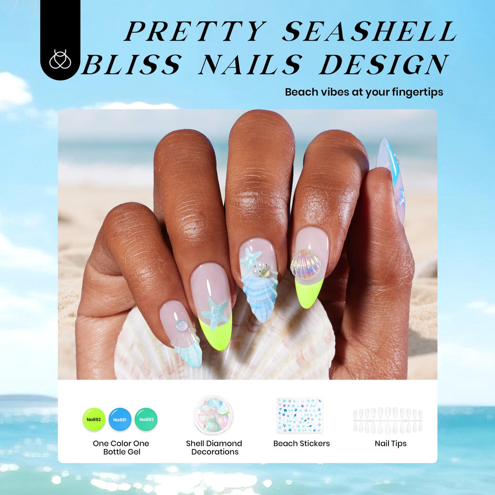 Beetles Gel Nail Polish Set yellow shade for a bright mani