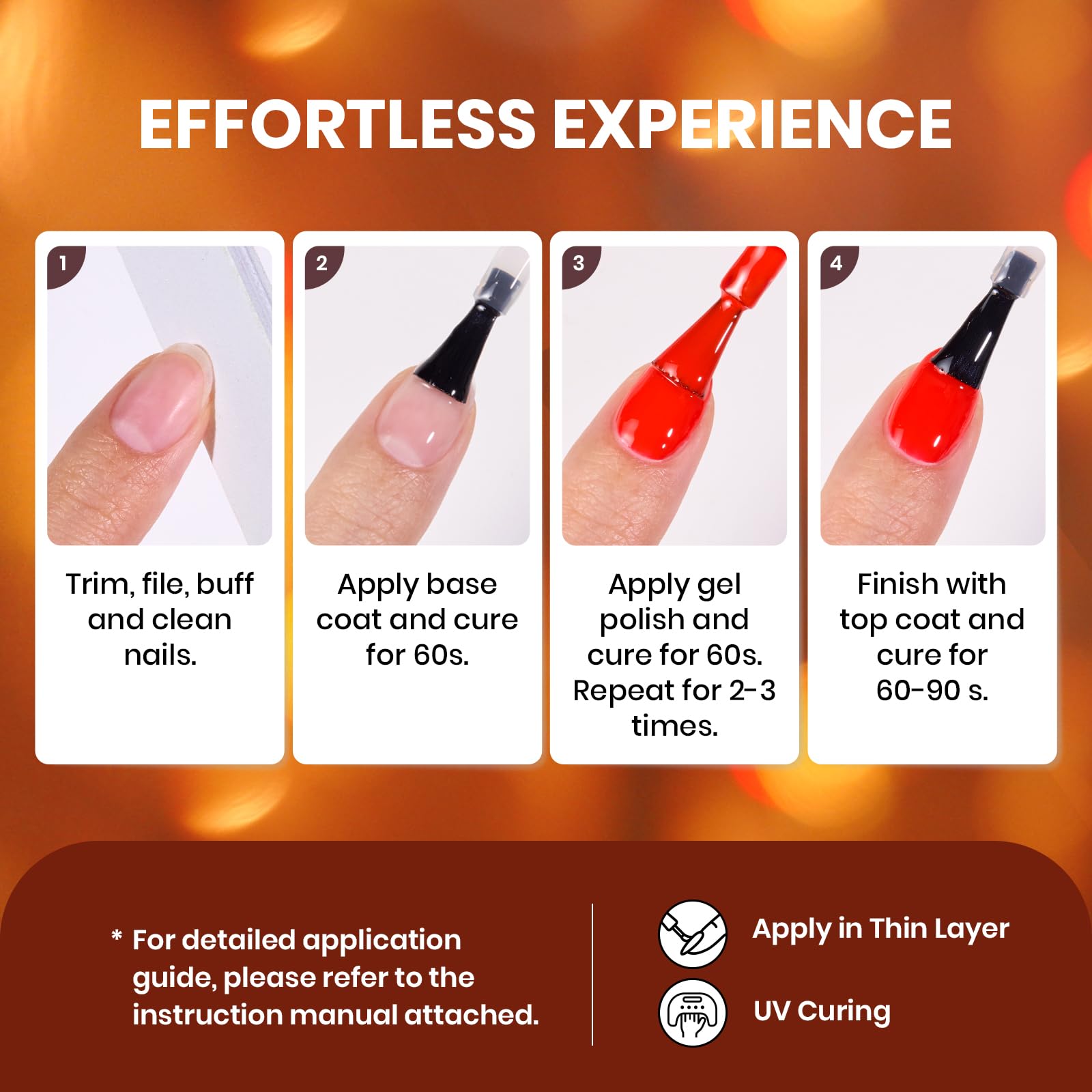 Beetles Gel Nail Polish Set Ideal for DIY or professional use and gifting