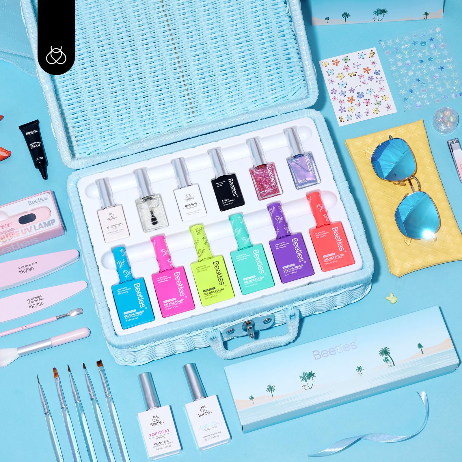Beetles gift-ready packaging with extras and style