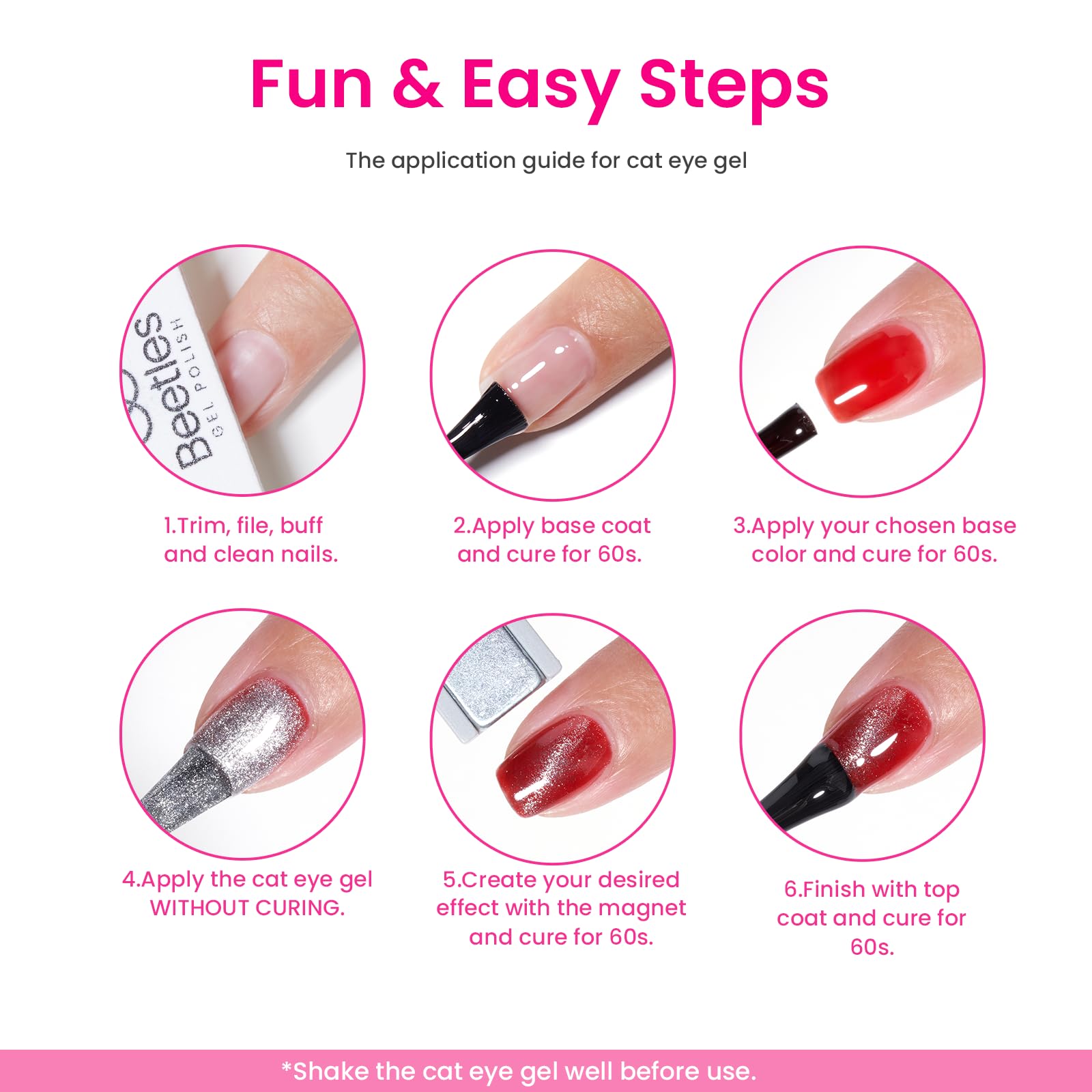 Beetles Gel Polish green jelly offers sheer coverage.