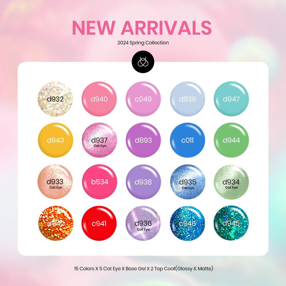 Beetles Gel Nail Polish Set pastel macaroon tones for chic nails.