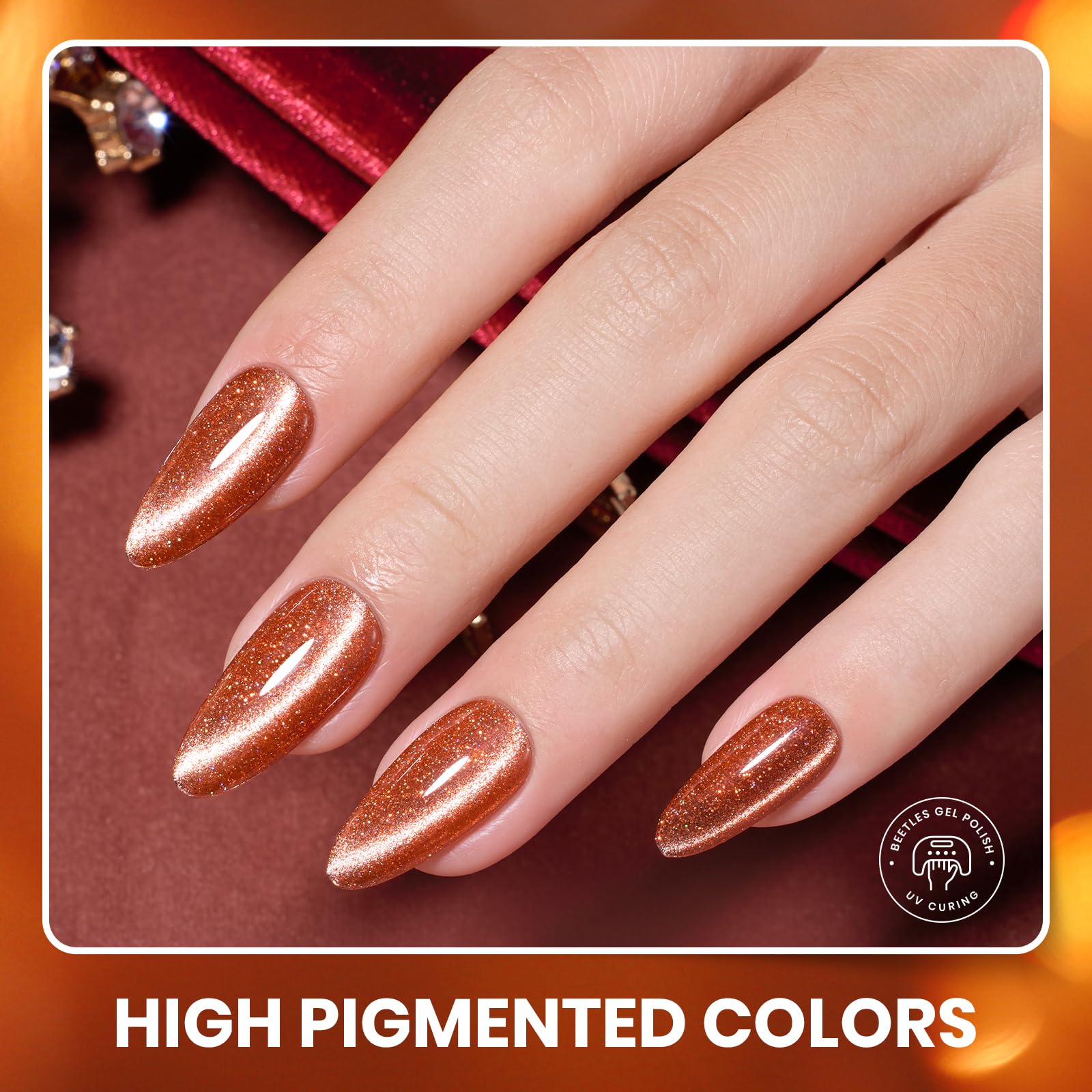 Beetles Gel Nail Polish Set Solid Palette for bold, long-lasting color