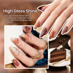 Beetles Gel Nail Polish Set swatches in case demonstrate color range for birthdays and gifting.