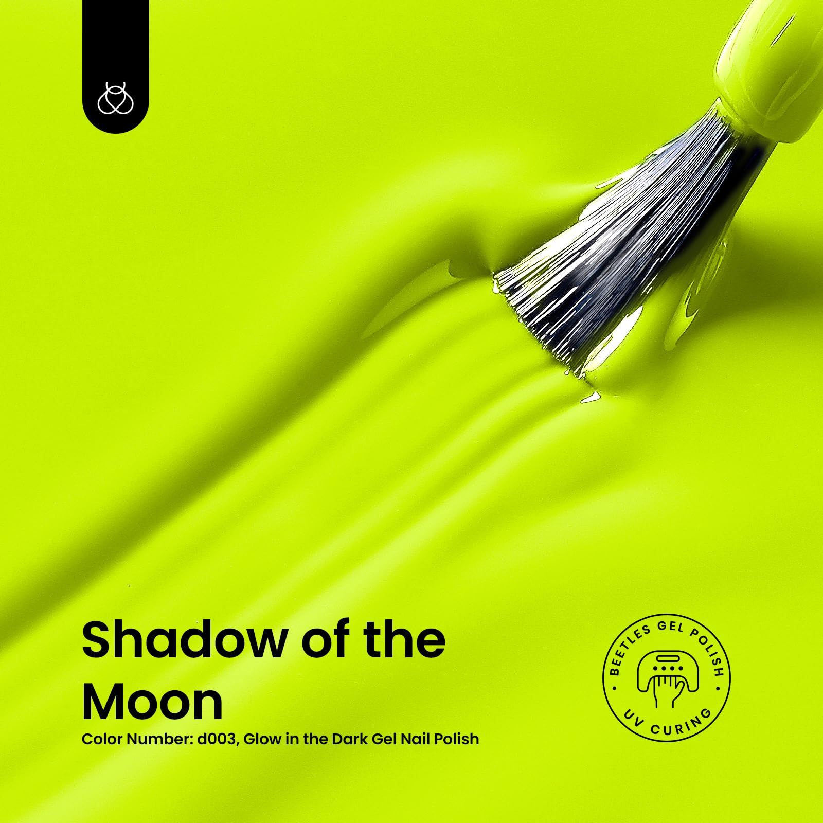 Beetles Shadow of the Moon collection bottle for glow-in-the-dark designs.