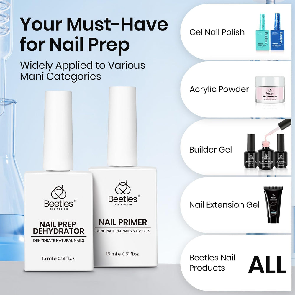 Beetles gel nail prep kit compatible with all systems