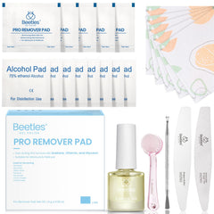 Beetles remover pads kit ready for fast, gentle polish removal at home