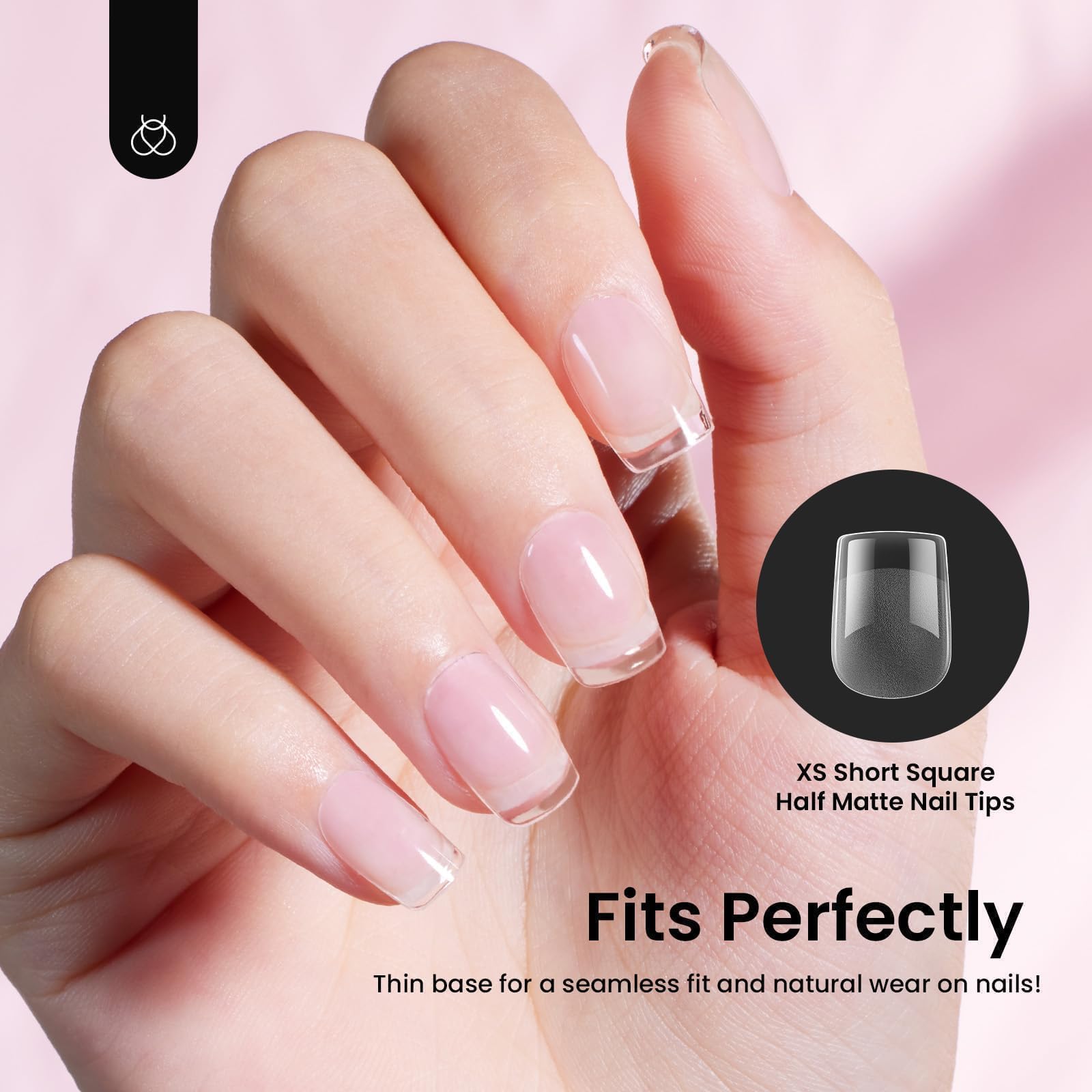Beetles Gel Tips acrylic material for strong, lasting wear.