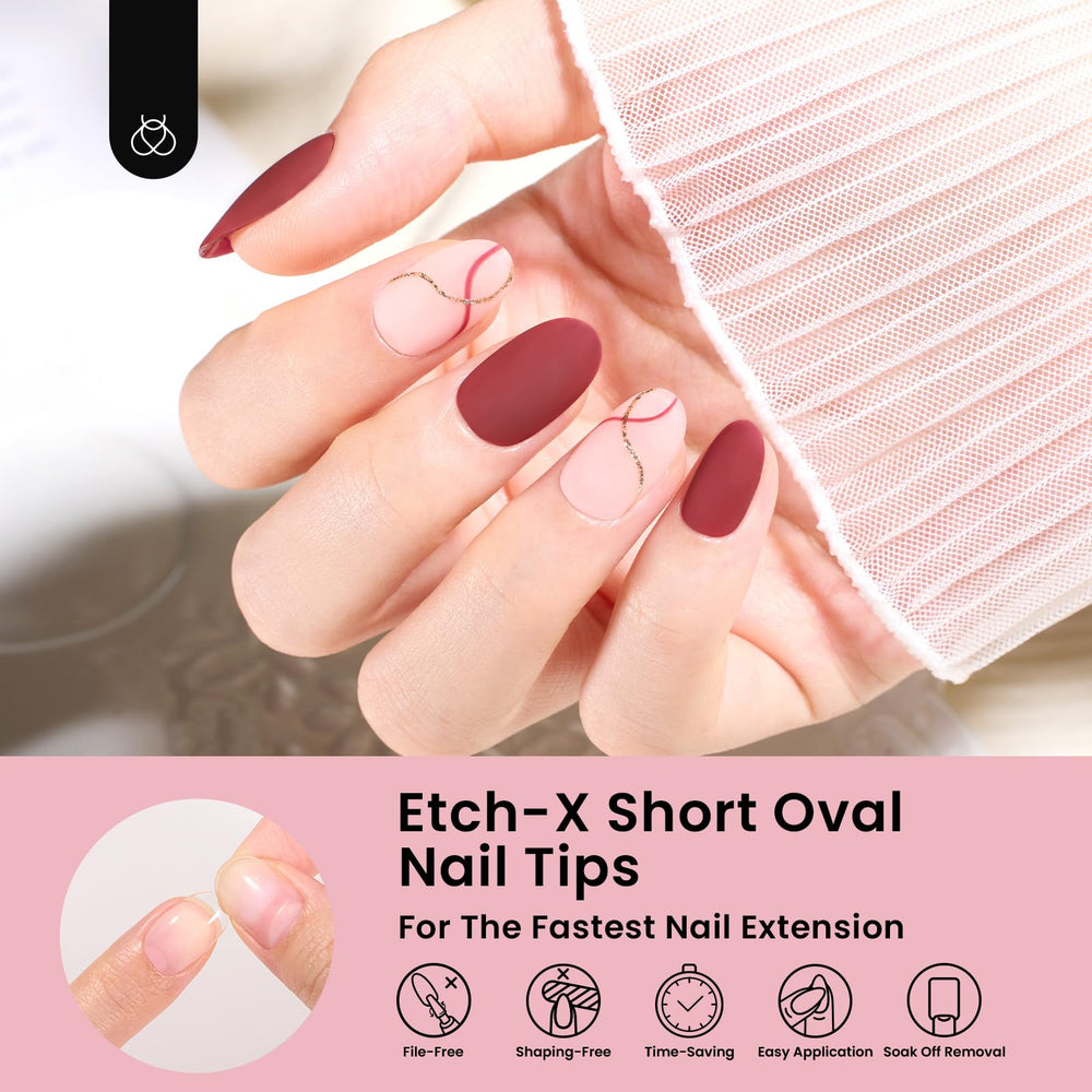 Beetles Gel Nail Tips Break-Resistant design supports extended wear