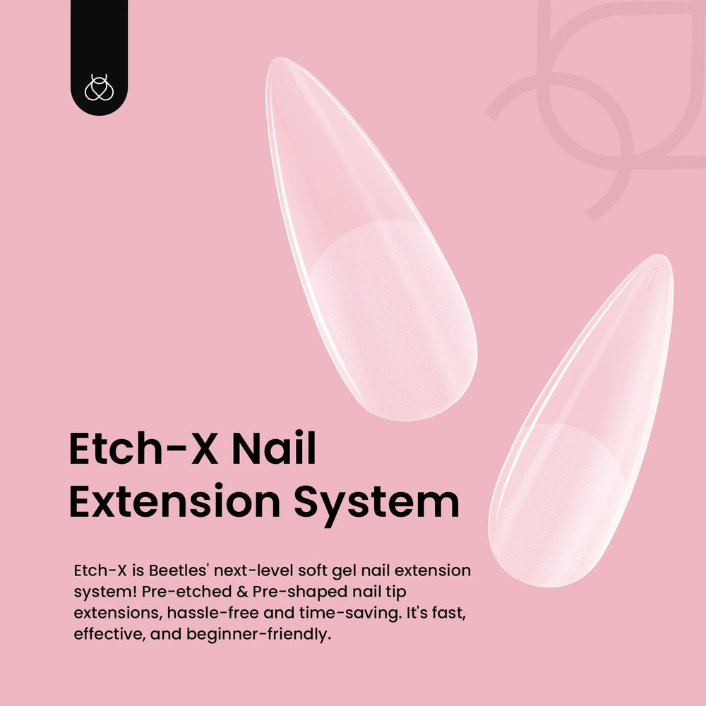 Beetles pre buffed tips boost adhesion for quick, easy nails